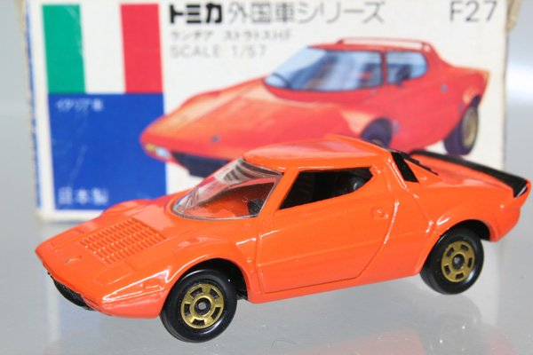 ミニカーショップ ケンボックス トミカ 青箱☆F27☆ランチアストラトス
