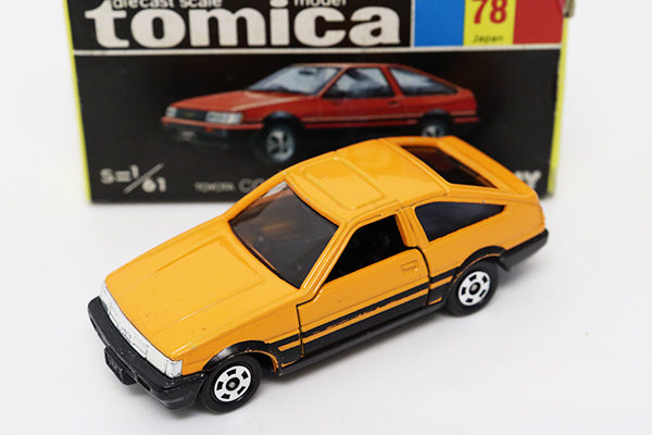 ミニカーショップ ケンボックス トミカ 黒箱☆78☆トヨタカローラ