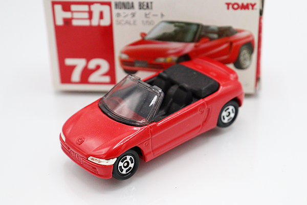 ミニカーショップ ケンボックス トミカ 赤箱☆72☆ホンダビート (赤