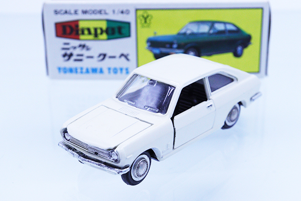 Hi-story サニークーペ1000GL 1969サンシャインホワイト1/43 Hi
