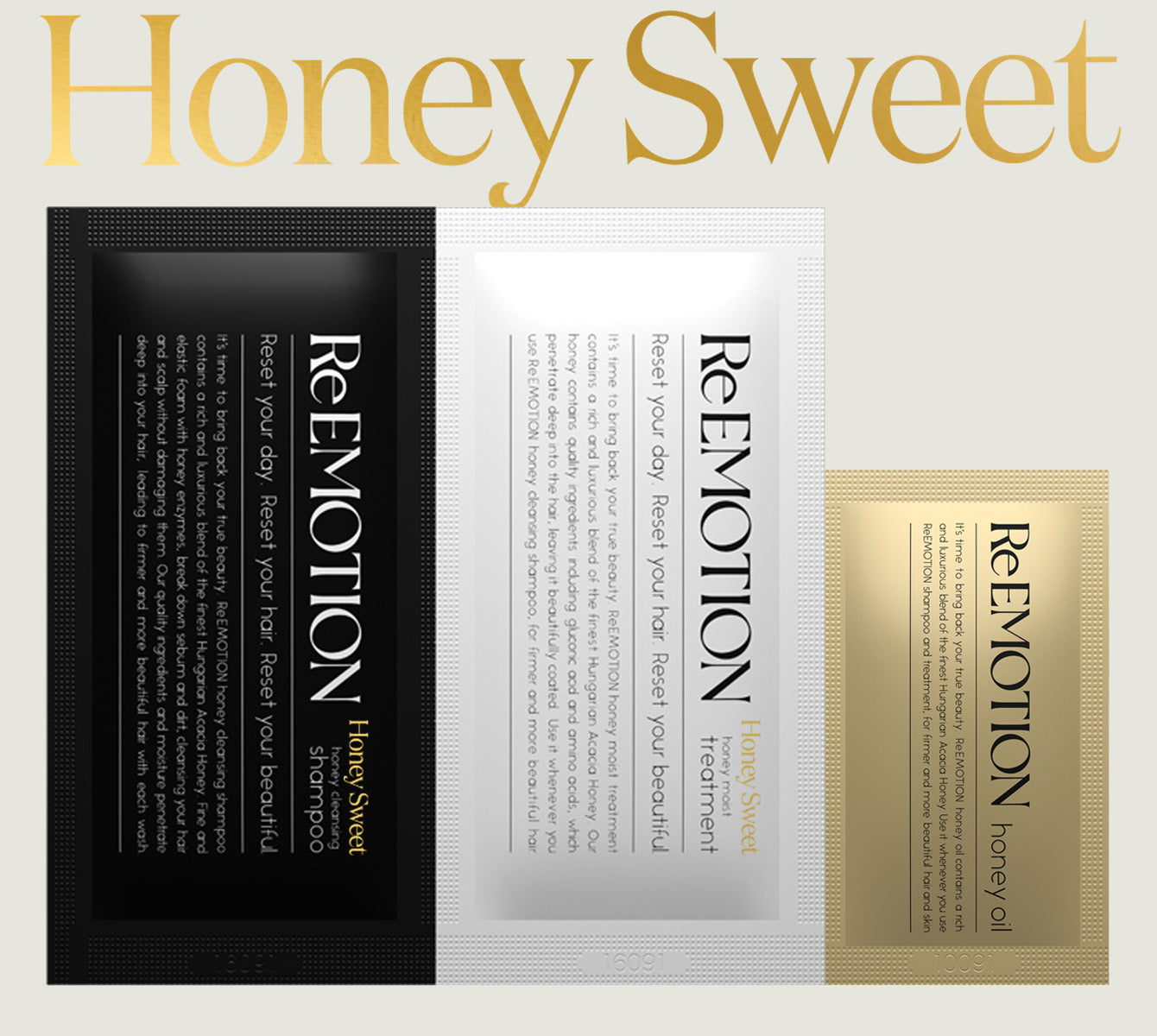 ReEMOTION ハニースイート クレンジング シャンプー＆トリートメント