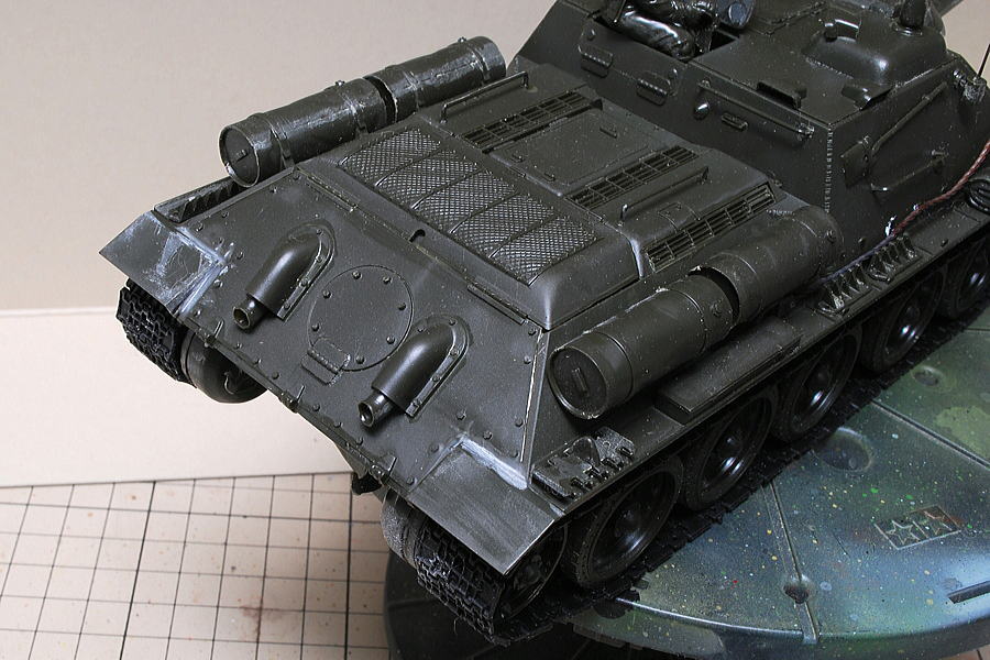 SU-85 ソビエト軍駆逐戦車 タミヤ 1/35 組立と塗装・製作記・完成写真