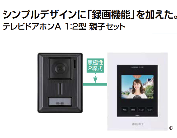 LIXIL | テレビドアホンA1:2型・親子セット【2022年版】 | 建材サーチ
