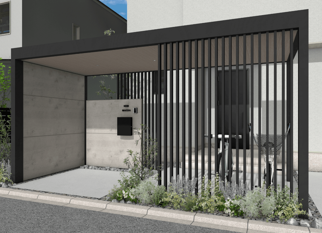 タカショー | ホームヤードルーフシステム®︎ 壁面セット【2024年版