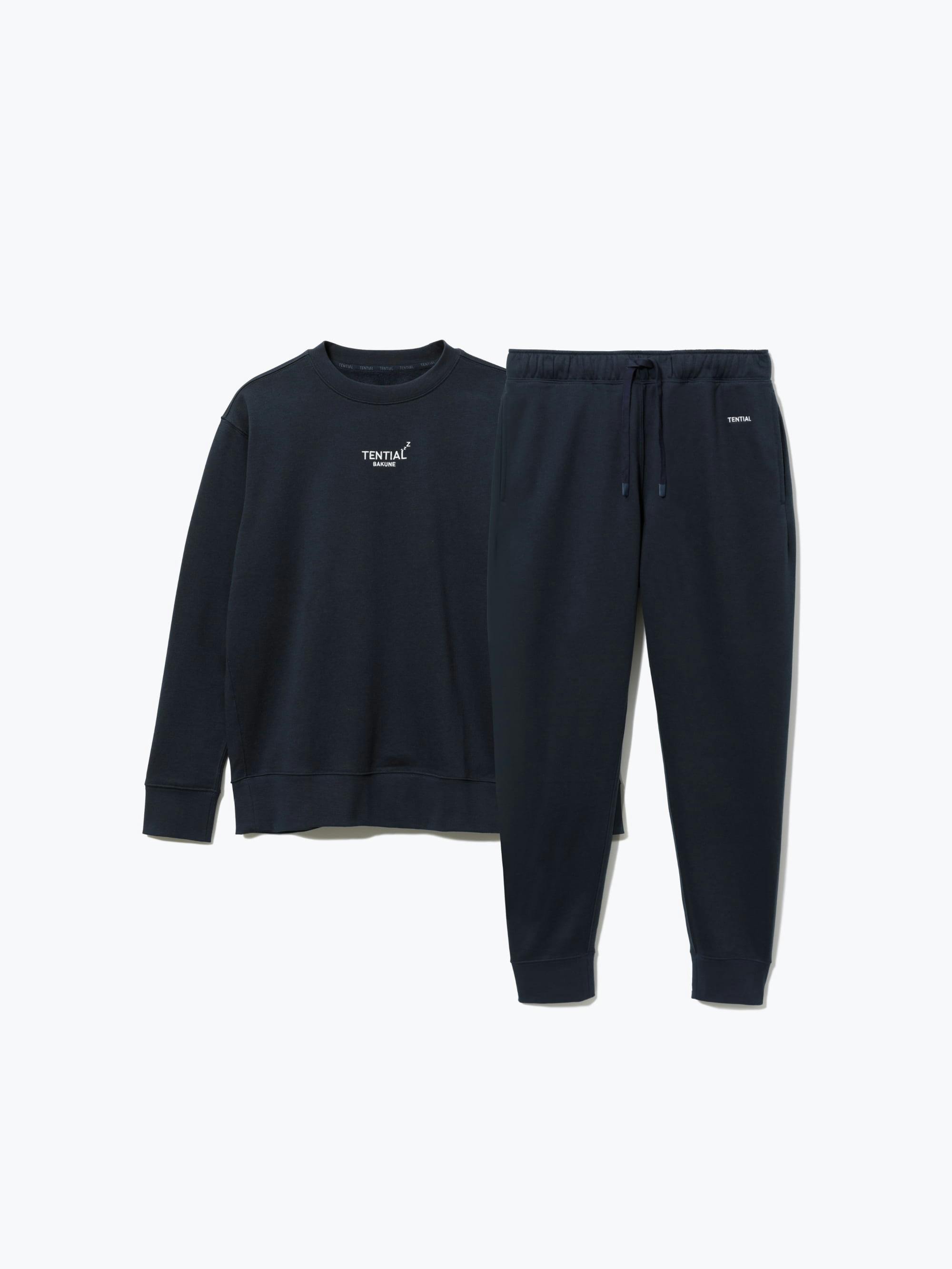 テックスウェット】クルーネックプルオーバー / 上下セット（クルー