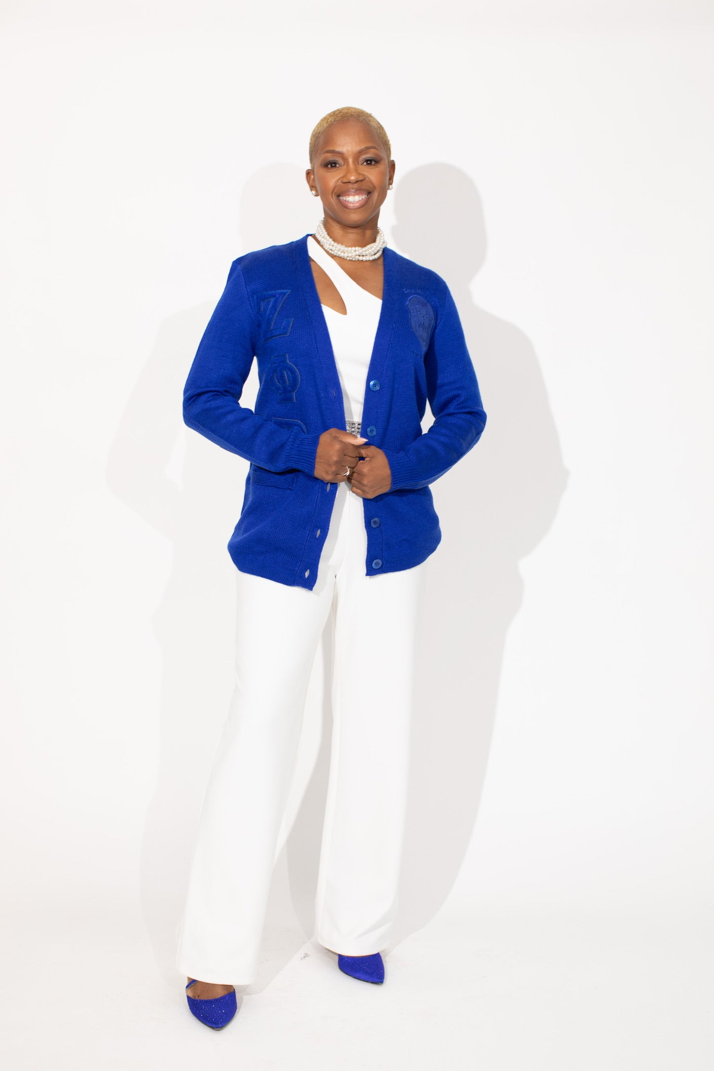 ΖΦΒ Triple Blue Cardigan – Kendalls Greek