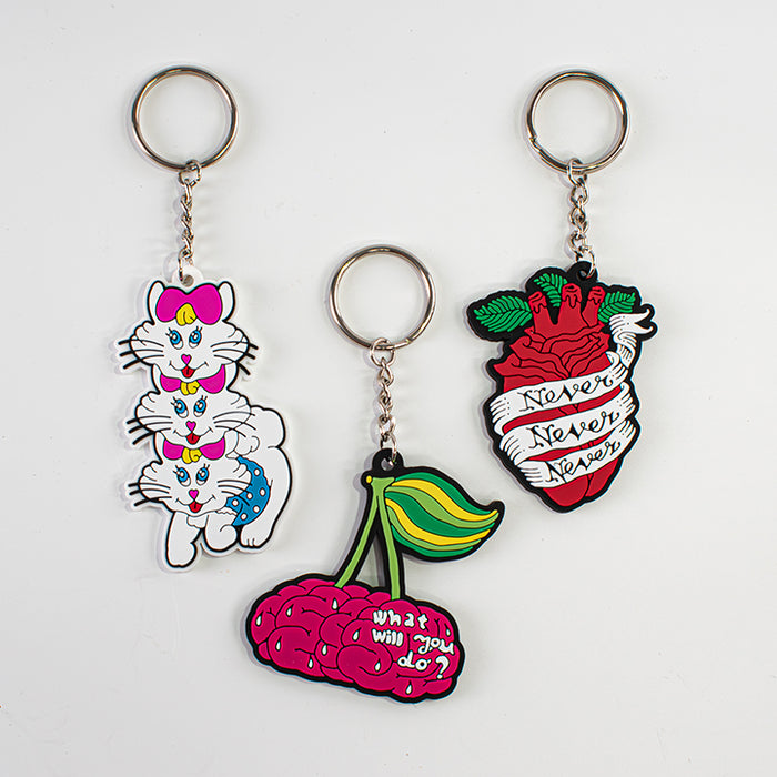 ラバーキーホルダー / チェリー / ヤナギダマサミ