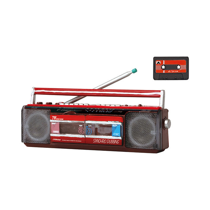 VICTOR RC-511ラジオカセットプレーヤー レッド VICTOR RC-511ラジオ
