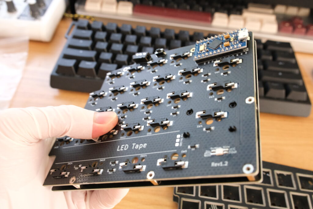 分割キーボード7sProが到着。初心者が「はんだ付け済み簡単キット」を