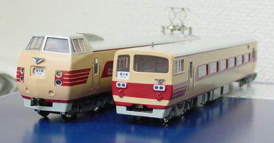 模型工作用方眼紙で作った 振り子試験車 591系製作