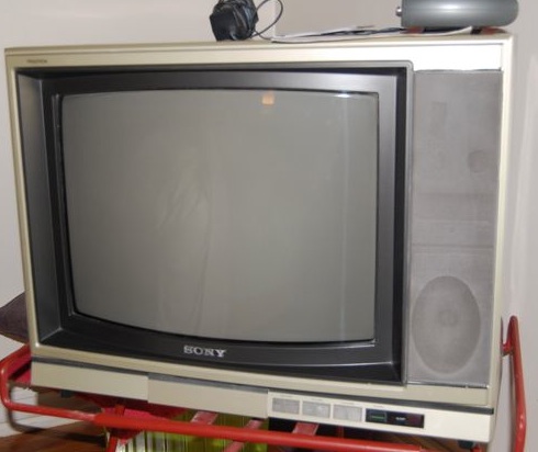 K-166】【中古】SONY Trinitron ポータブルテレビ 1994年 K-166