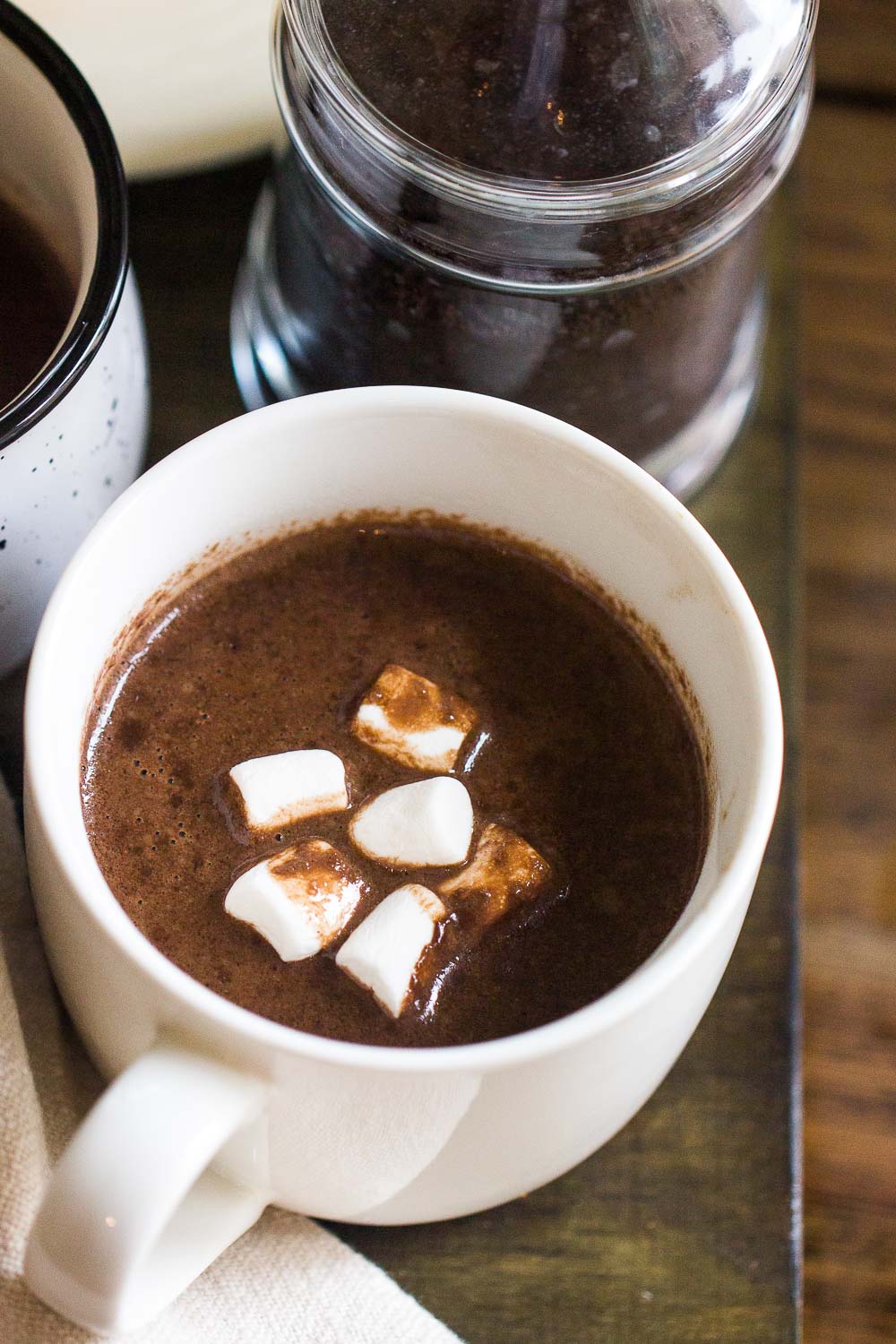 This salted miso hot chocolate recipe is chocolaty and easy to prepare