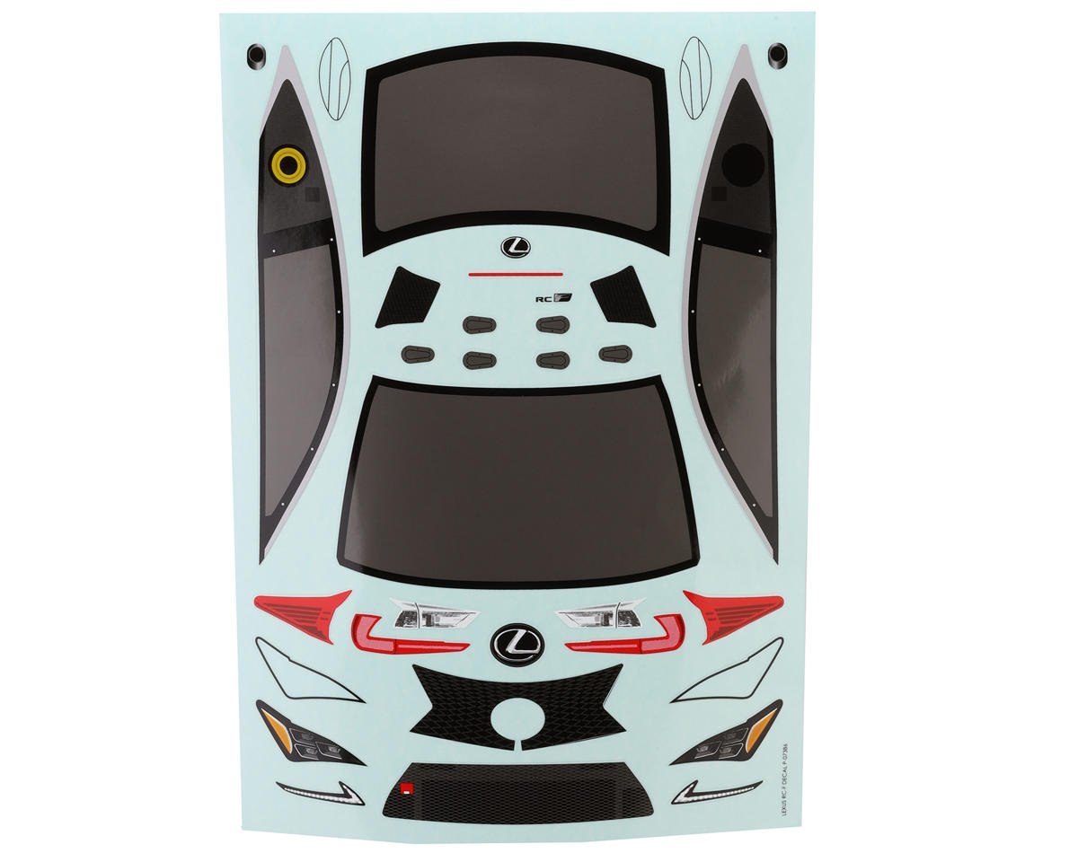 Yokomo Lexus RC-F GT3 1/10 Lightweight Body Set w/Wing (Clear