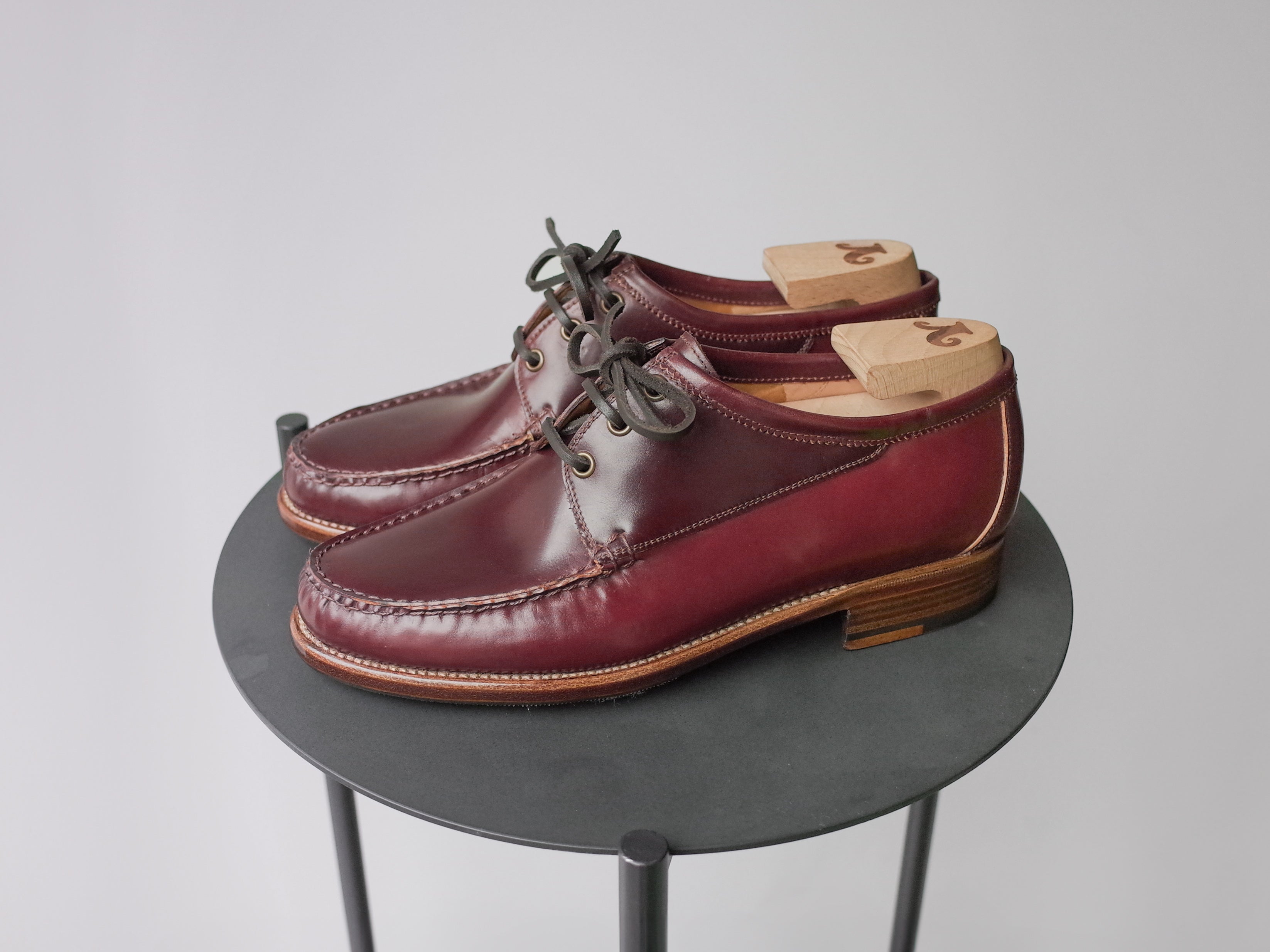 le yucca's オーストリッチレザー モカシン ピンク le yucca's