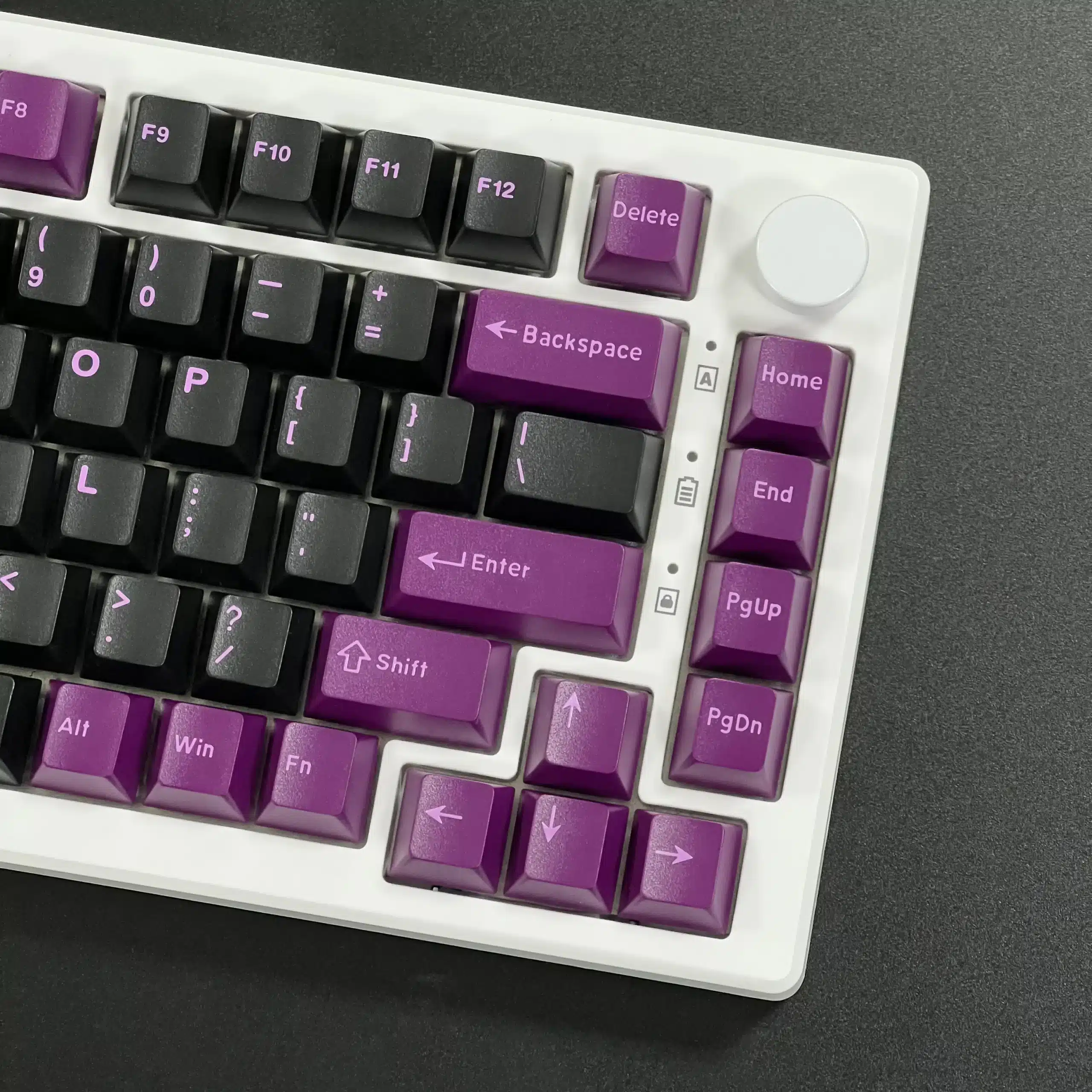 GMK Clone Black Lotus Keycaps Set Purple PBT - Keysium