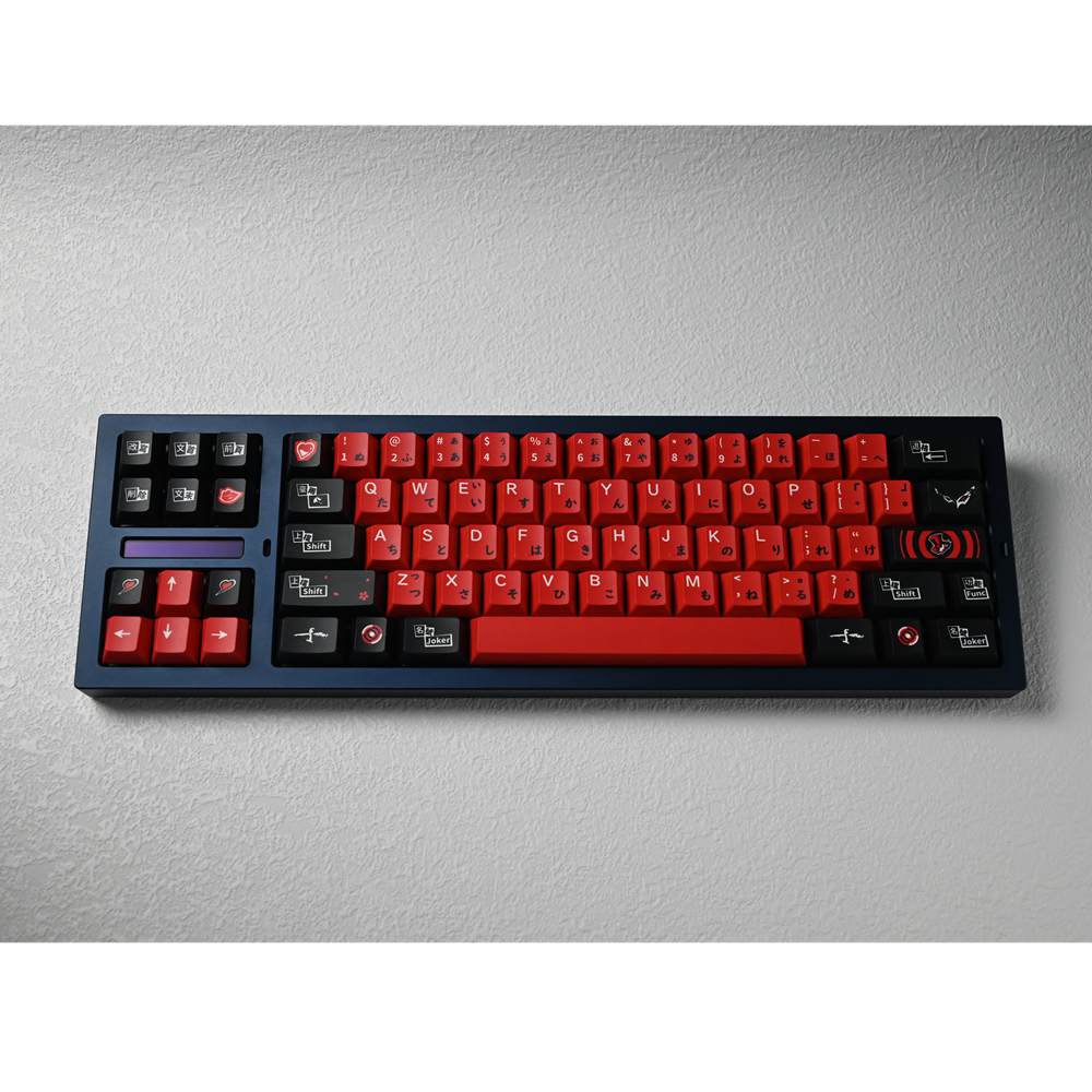 Persona 5 Game Keycaps Set Japanese Red Black - Keysium