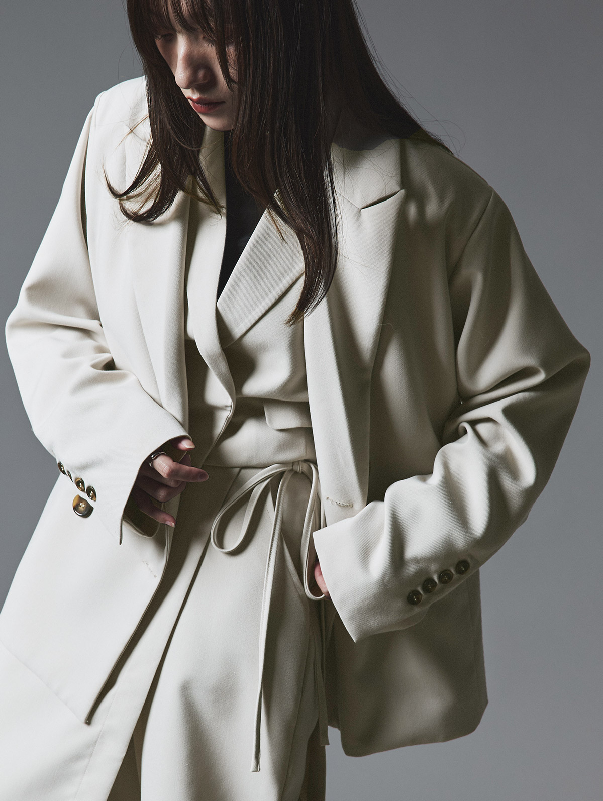 クラシカルツイルオーバーダブルジャケット 全4色 | アウター