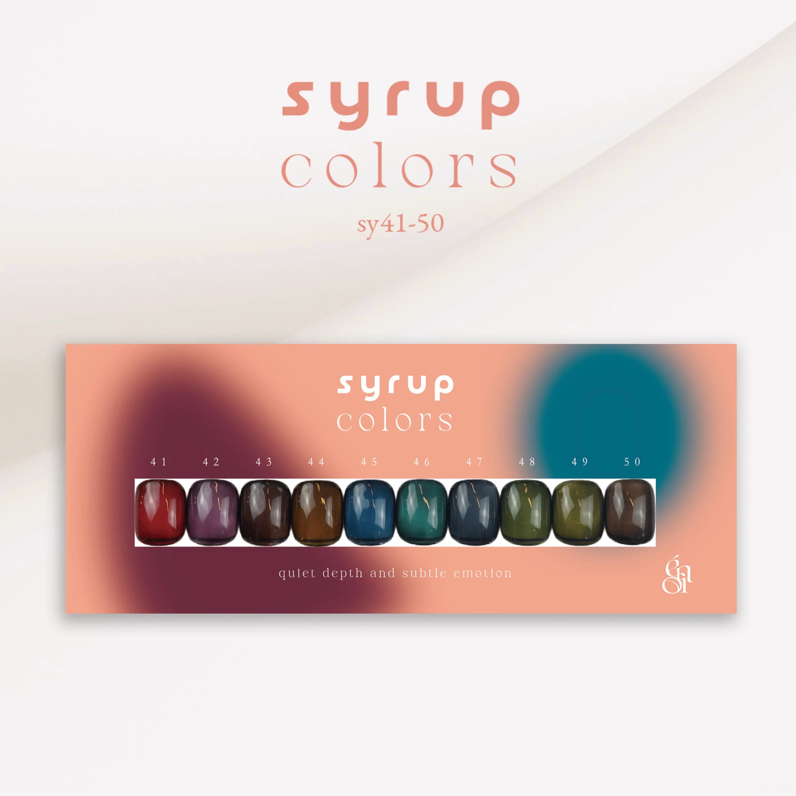 enoi - AW Syrup Colours sy41-50 (Individuals/Full set)