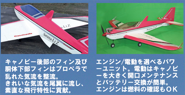 KK HOBBY 】 カシオペア セレナLt-Z 地上機（ピンク：ARF） ラジコン