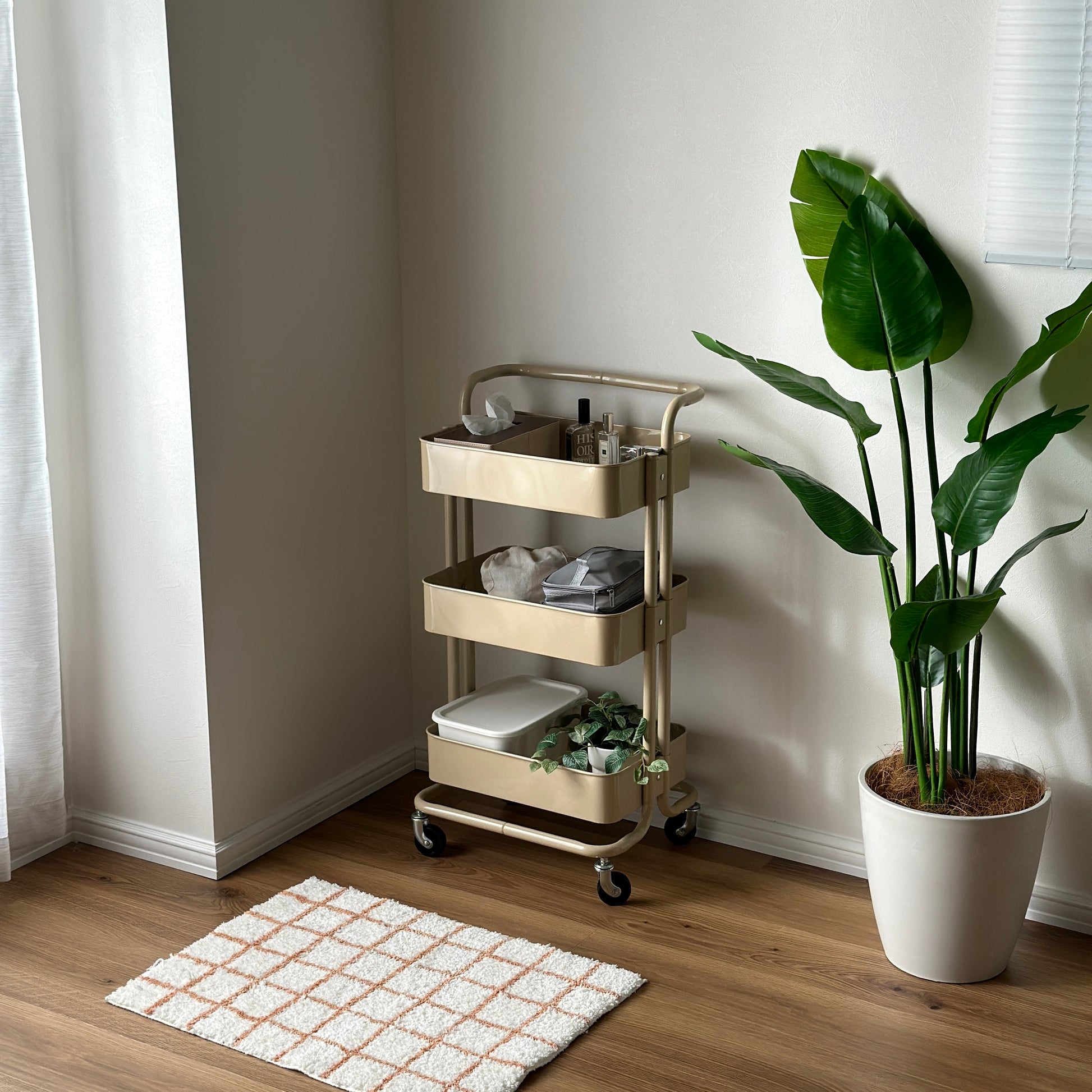 ワゴン｜取手付きカラー3段ワゴン - territory