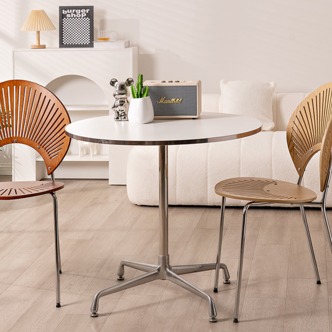 テーブル｜シルバーエッジカフェテーブル- territory