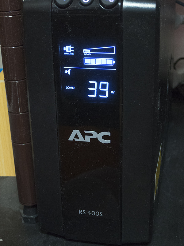 NAS用に無停電電源装置『APC BACK-UPS BR400S-JP』を導入してみた