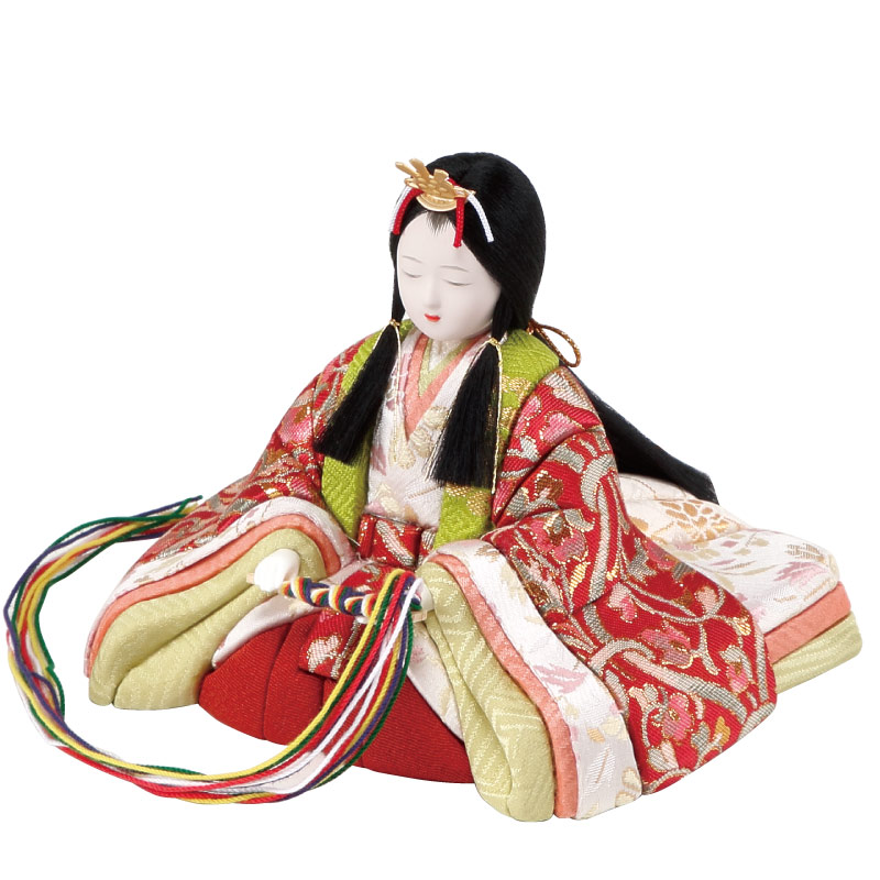 人形の田辺 / 朱雀雛 親王飾り（正絹）