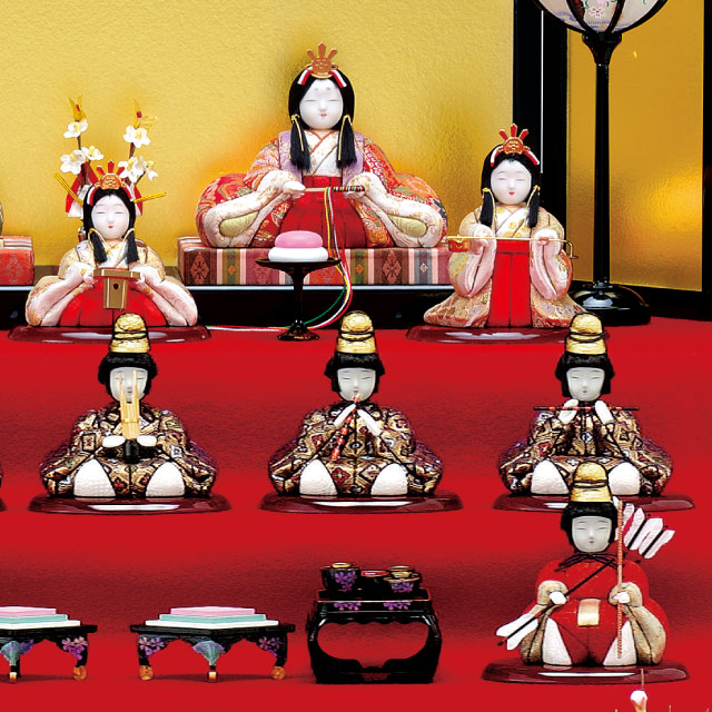 人形の田辺 / 飛鳥雛 十五人飾り