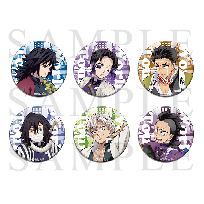 鬼滅の刃ワールドツアー場面写缶バッチスクエア缶バッジC 不死川実弥