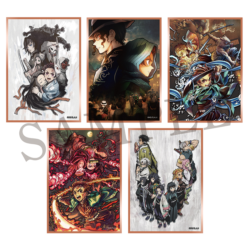 鬼滅の刃 アクリル色紙 A4 SMASH 15 OP 集合 鬼滅の刃 アクリル
