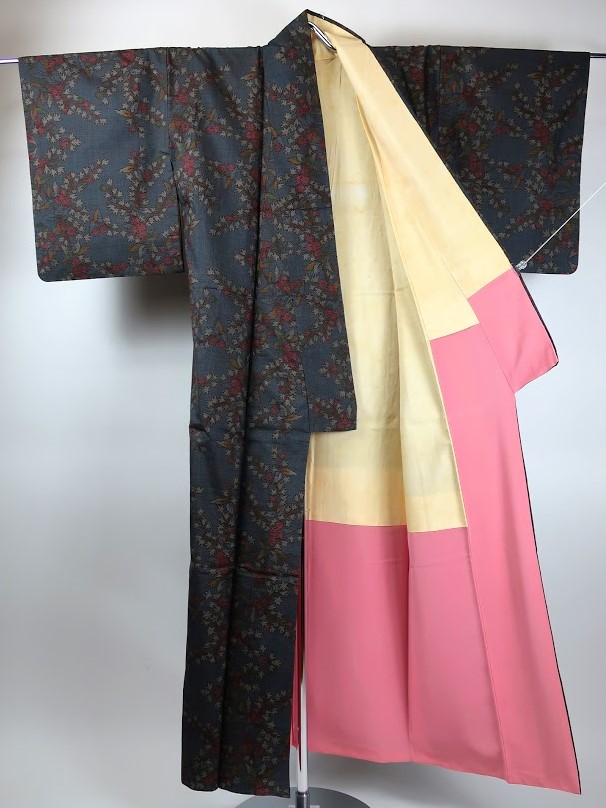 大島袷衣／仕立て替え＋八掛取替え 大阪市 T.K 様 - 着物 お仕立て