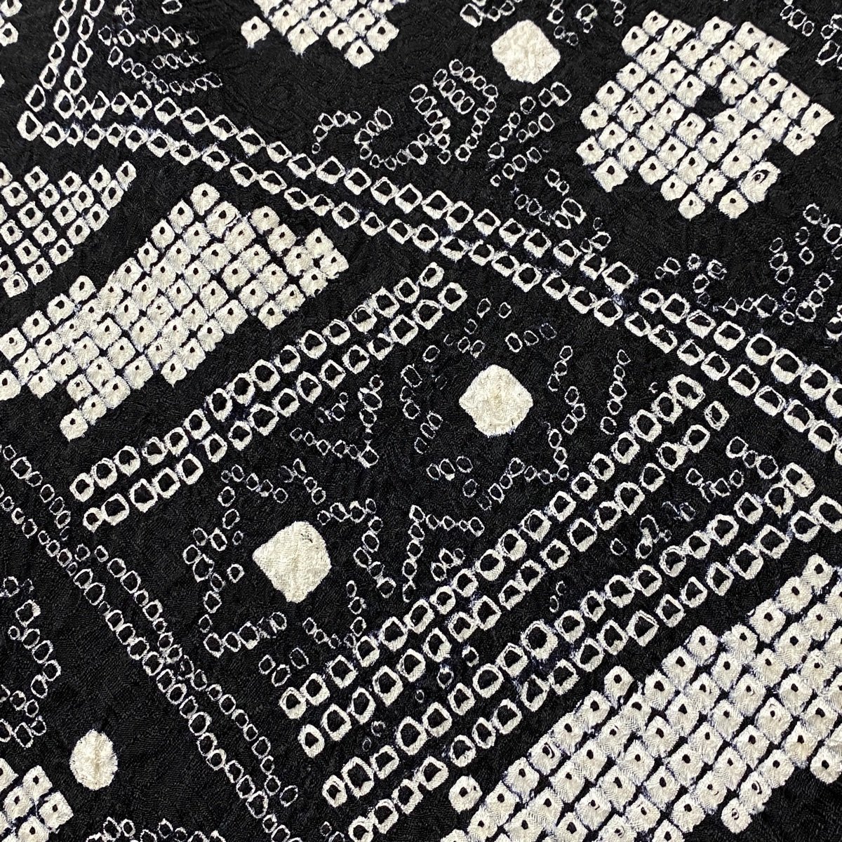 0491H 訪問着 黒色 絞り 銀座本店在庫 | KIMONO TOKYO TOSHIE