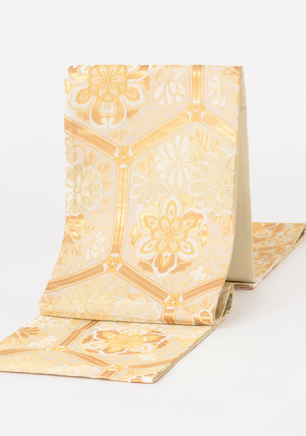 袋帯／亀甲金華紋／生成り | 振袖レンタル·購入や成人式の着付けは