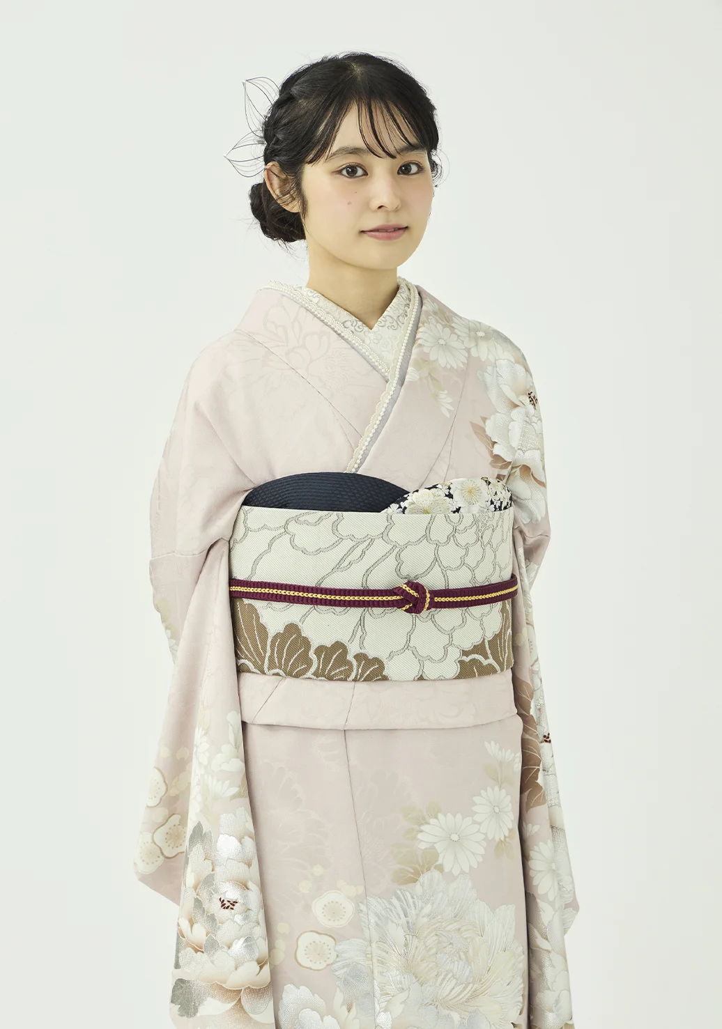 振袖／夢見牡丹／桜色 | 振袖レンタル·購入や成人式の着付けは「きもの