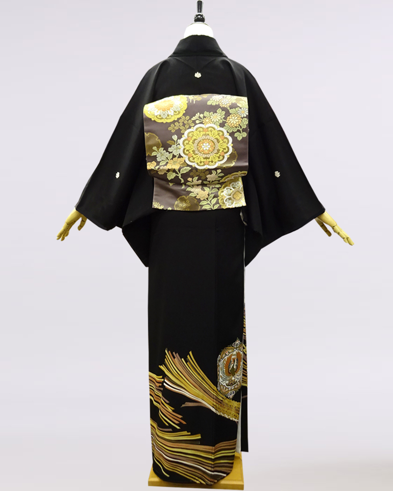 黒留袖 | 正絹 華麗な鳳凰の正倉院文様 | 着物ネット通販・宅配