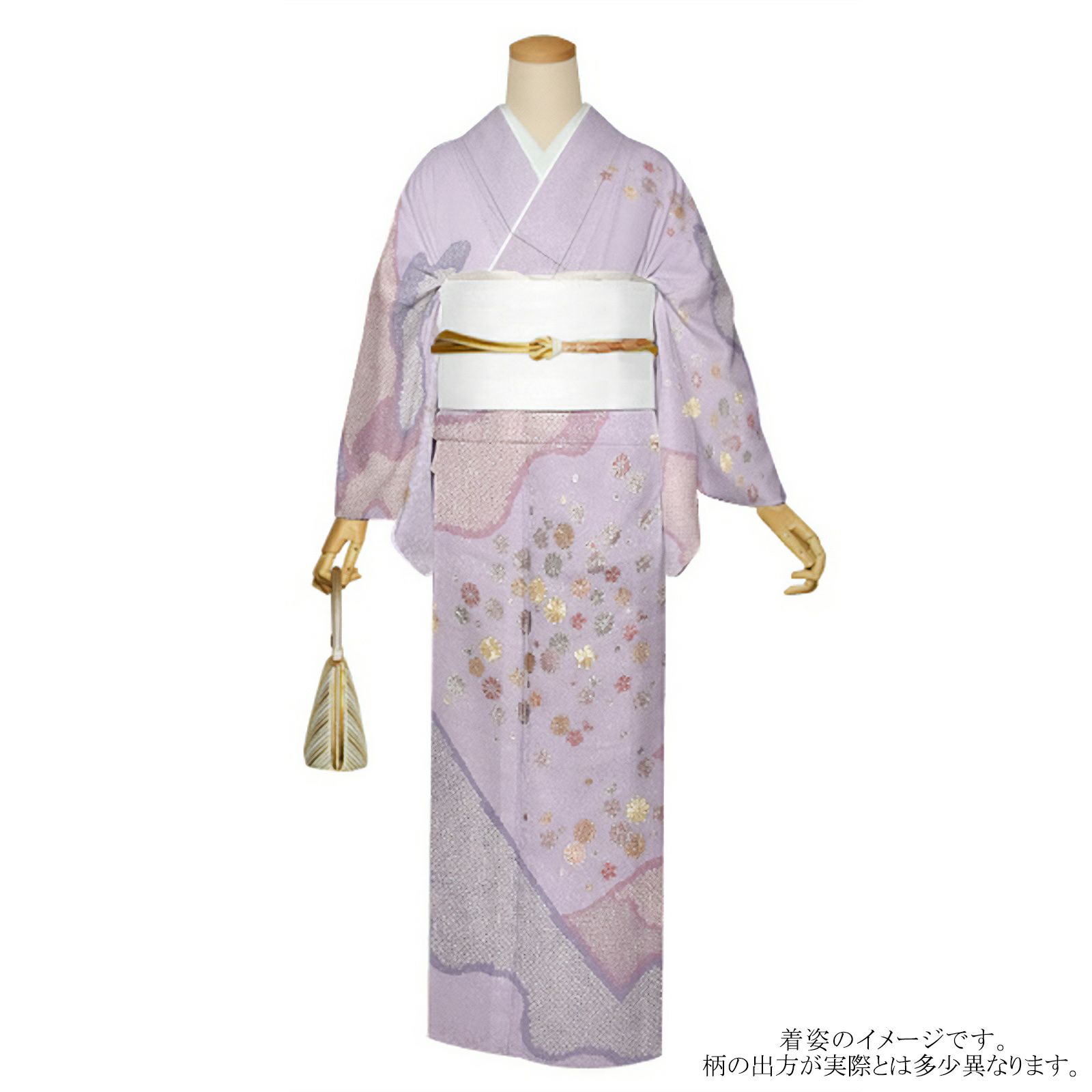 シックで上品。華やかな正絹袷訪問着単品、結婚式、卒業式、慶事など