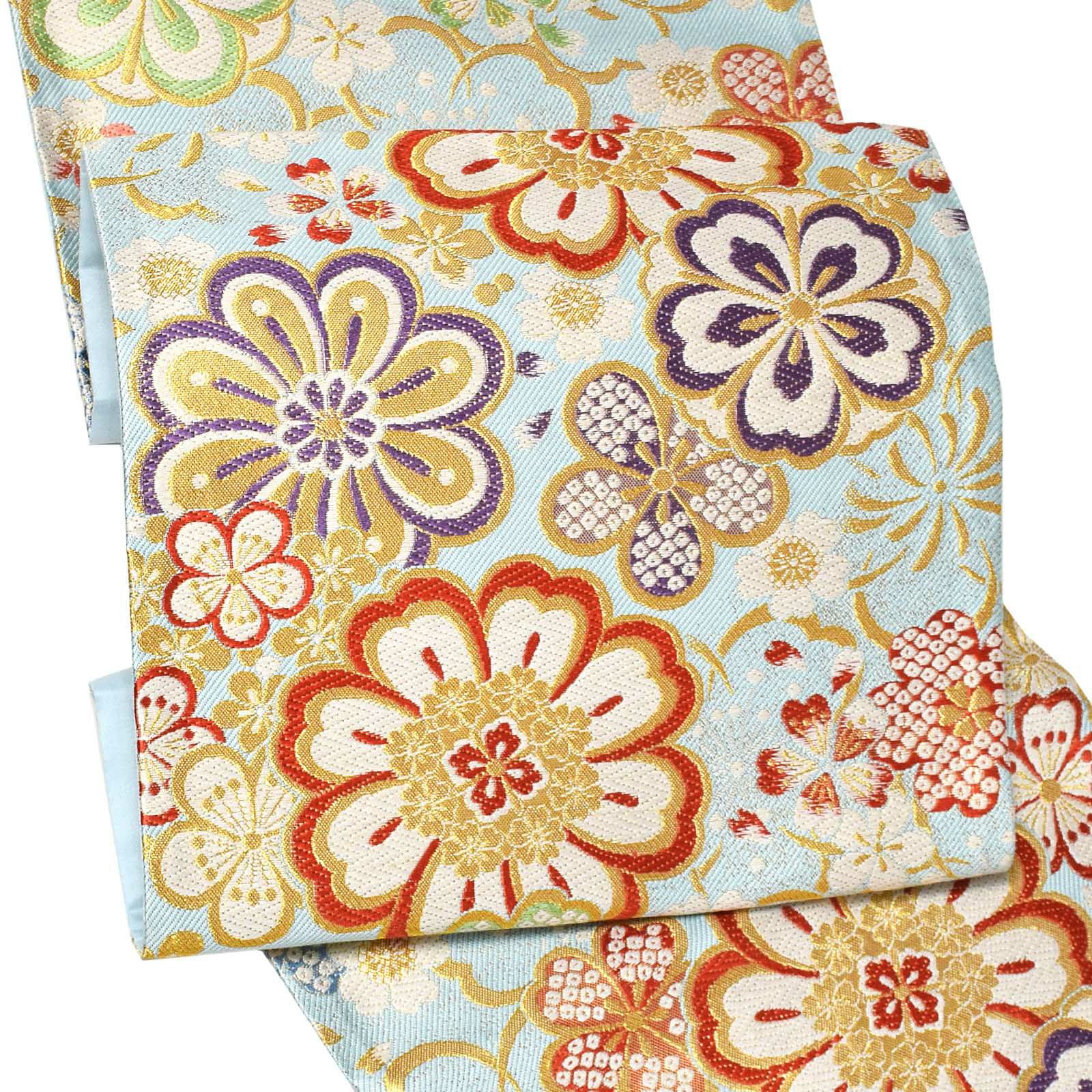 C432厳選西陣 金泥箔 本金箔 名品シリーズ櫛と笄 太鼓柄高級正絹