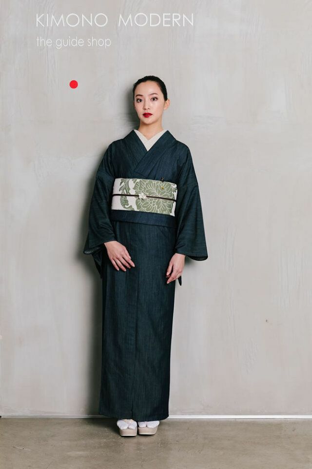 シルクデニム着物＞サンクチュアリ（水通し済み） | 着物や浴衣なら和