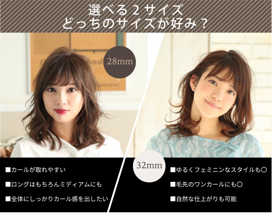 KINUJO Curl Iron KC028/KC032｜タッチパネル式の旧型カールアイロン