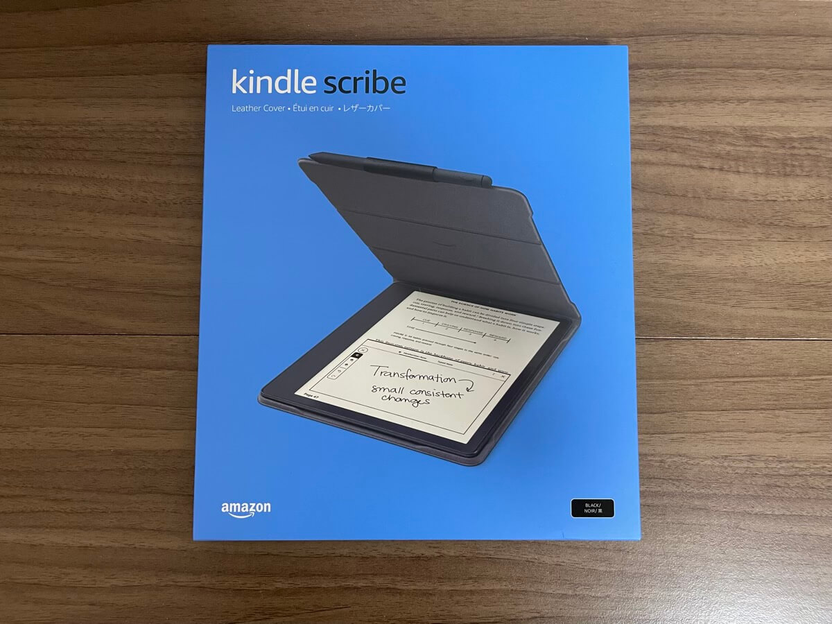 利便性UP】Kindle Scribe用純正レザーカバーをレビュー！高いけど買う