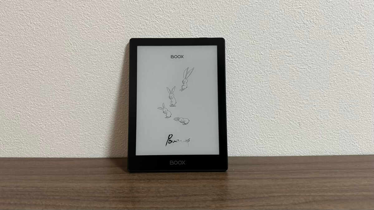 BOOX Go 6をレビュー！文庫本よりも軽くて薄い6インチ電子書籍リーダー