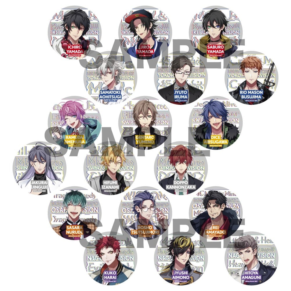 碧棺左馬刻　缶バッジ　arb02 ヒプノシスマイク-Division Rap Battle- トレーディング缶バッジ