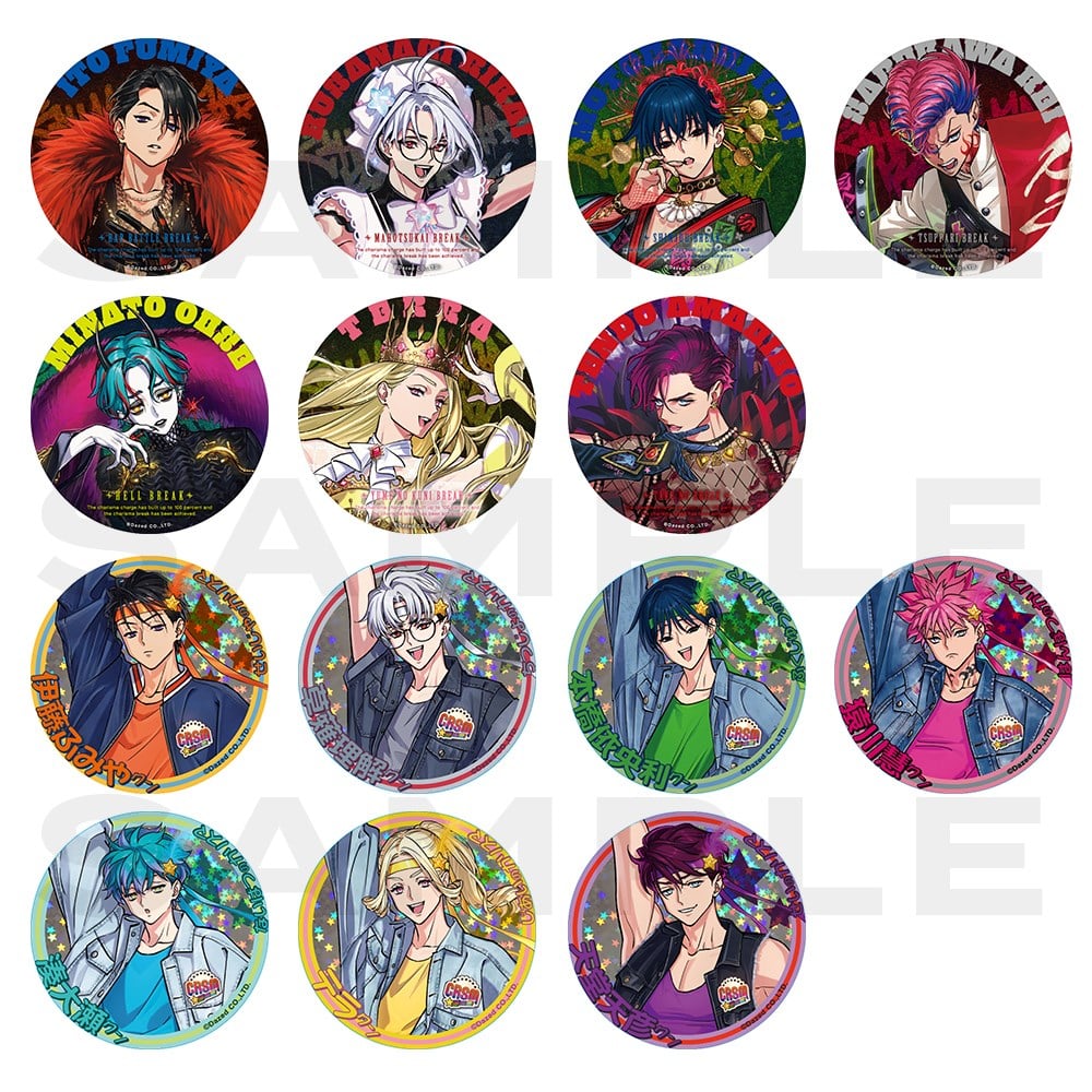 おべいみー　ルーク　チェキ18枚　コースター2枚　ホロ缶バッジ　缶バッジ KING e-SHOP > トレーディングホログラム缶バッジ 2ndシーズンブレイク