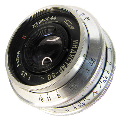 カメラレンズのking-2 / INDUSTAR-50 50mm/f3.5 M39/M42マウント改造