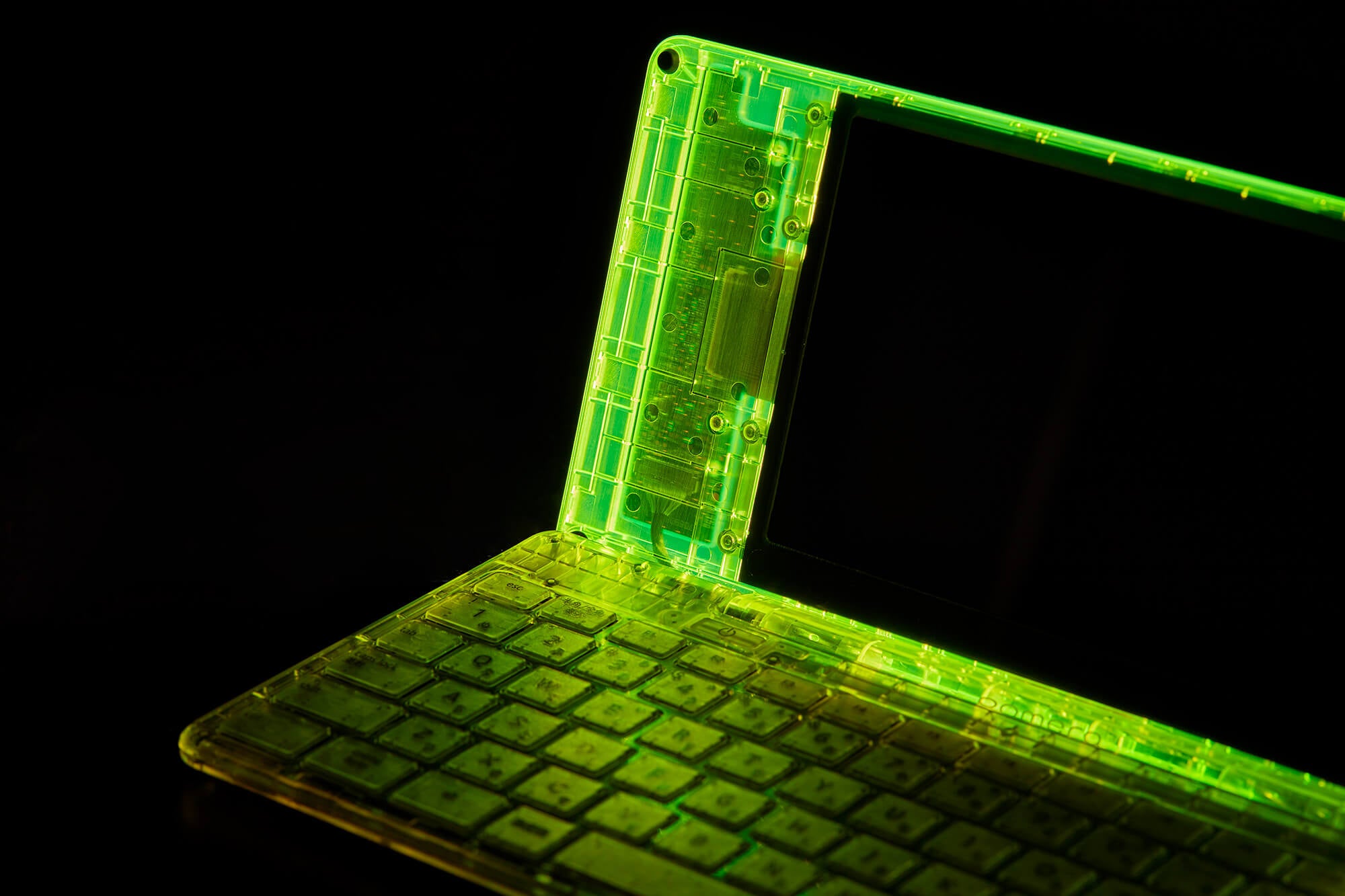 限定】デジタルメモ「ポメラ」DM250XY Crystal Neon Yellow