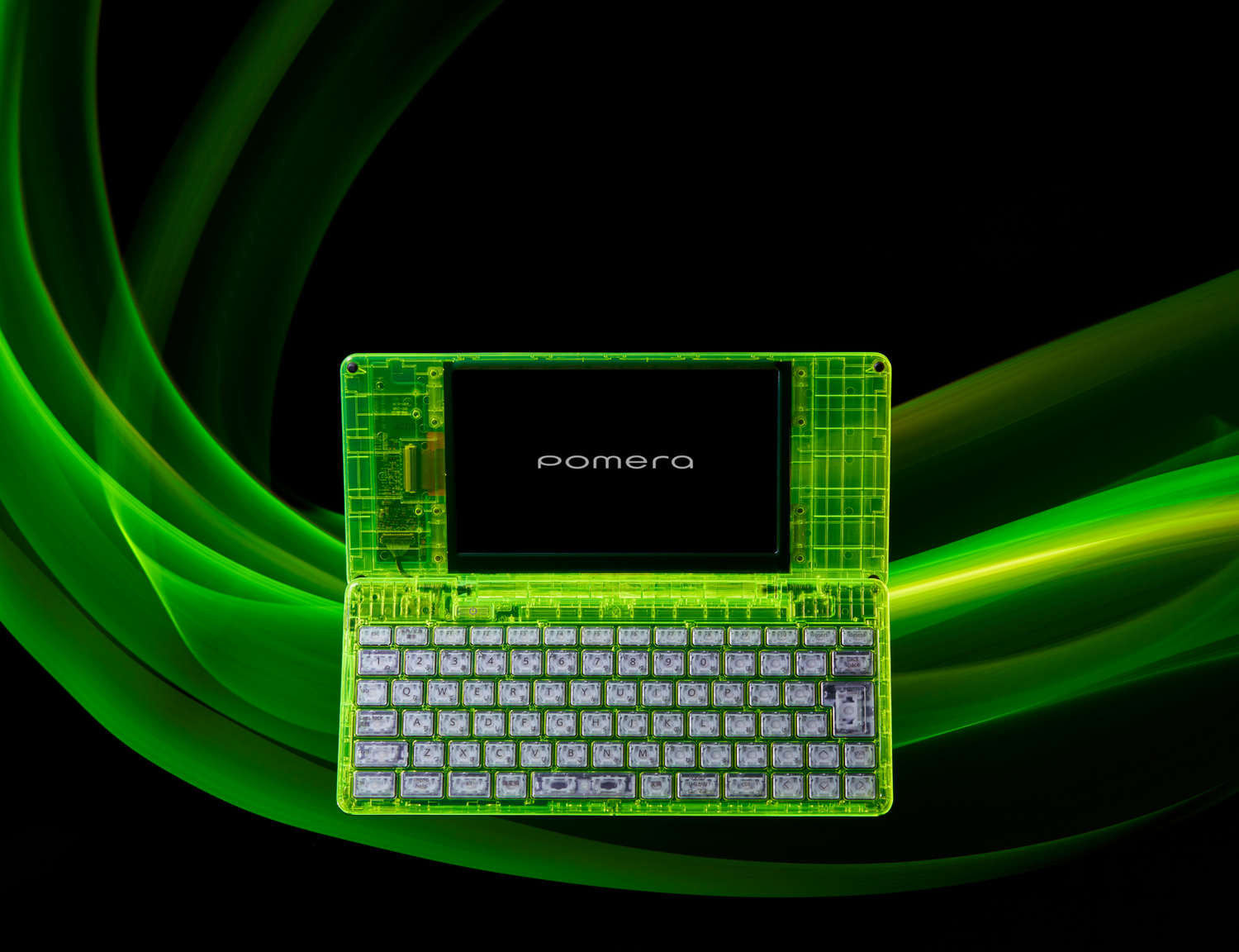 限定】デジタルメモ「ポメラ」DM250XY Crystal Neon Yellow