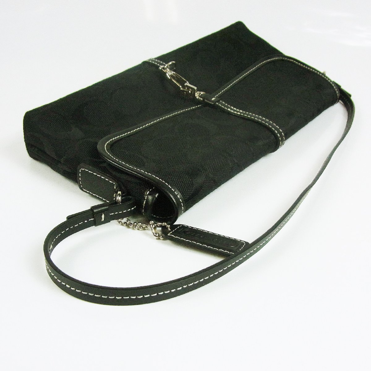 コーチ シグネチャー L25-6348 クリップデミポーチ レディース ワン