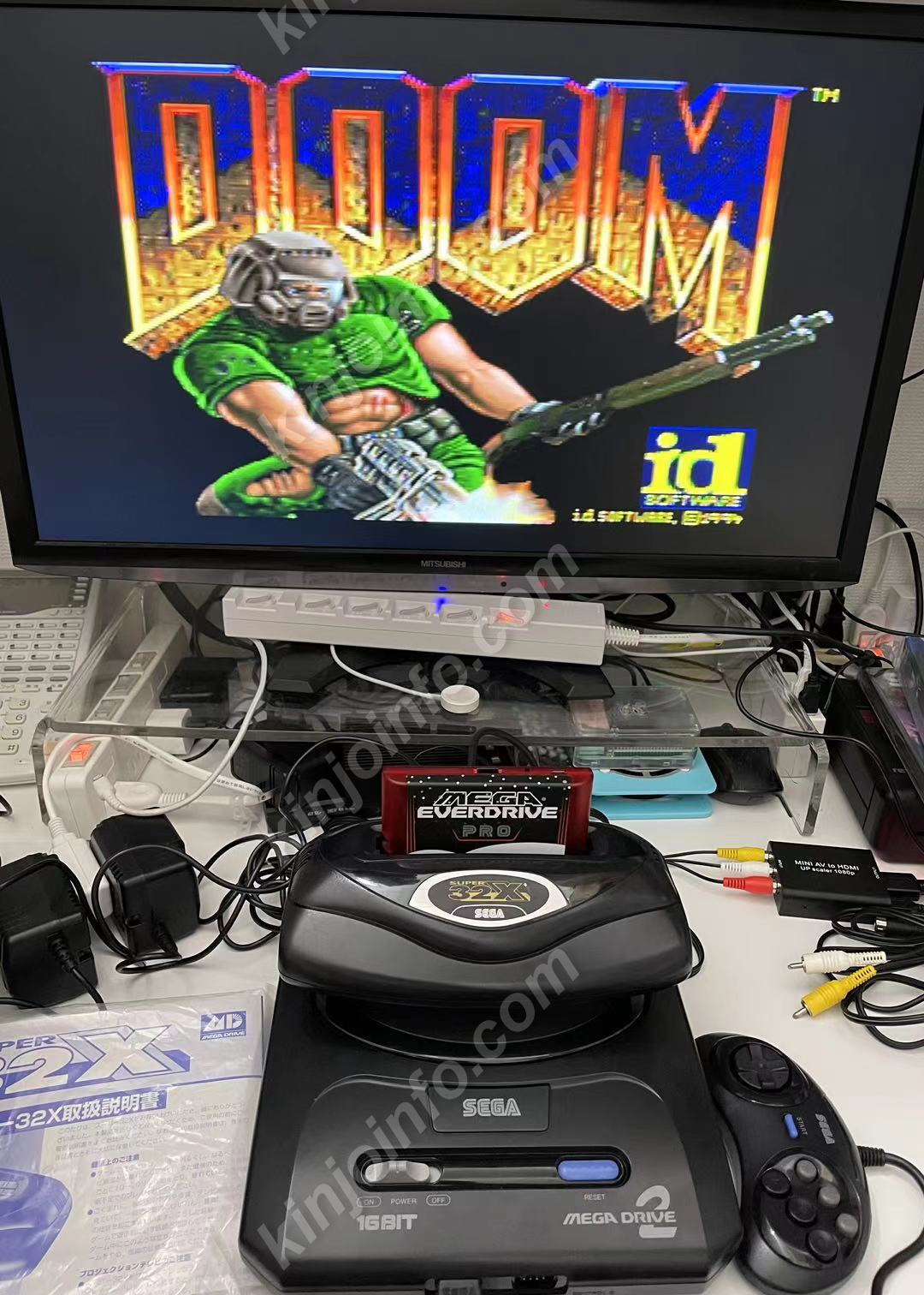 スーパー32X 本体【美品・全品・MD日本版】 / kinjoinfo