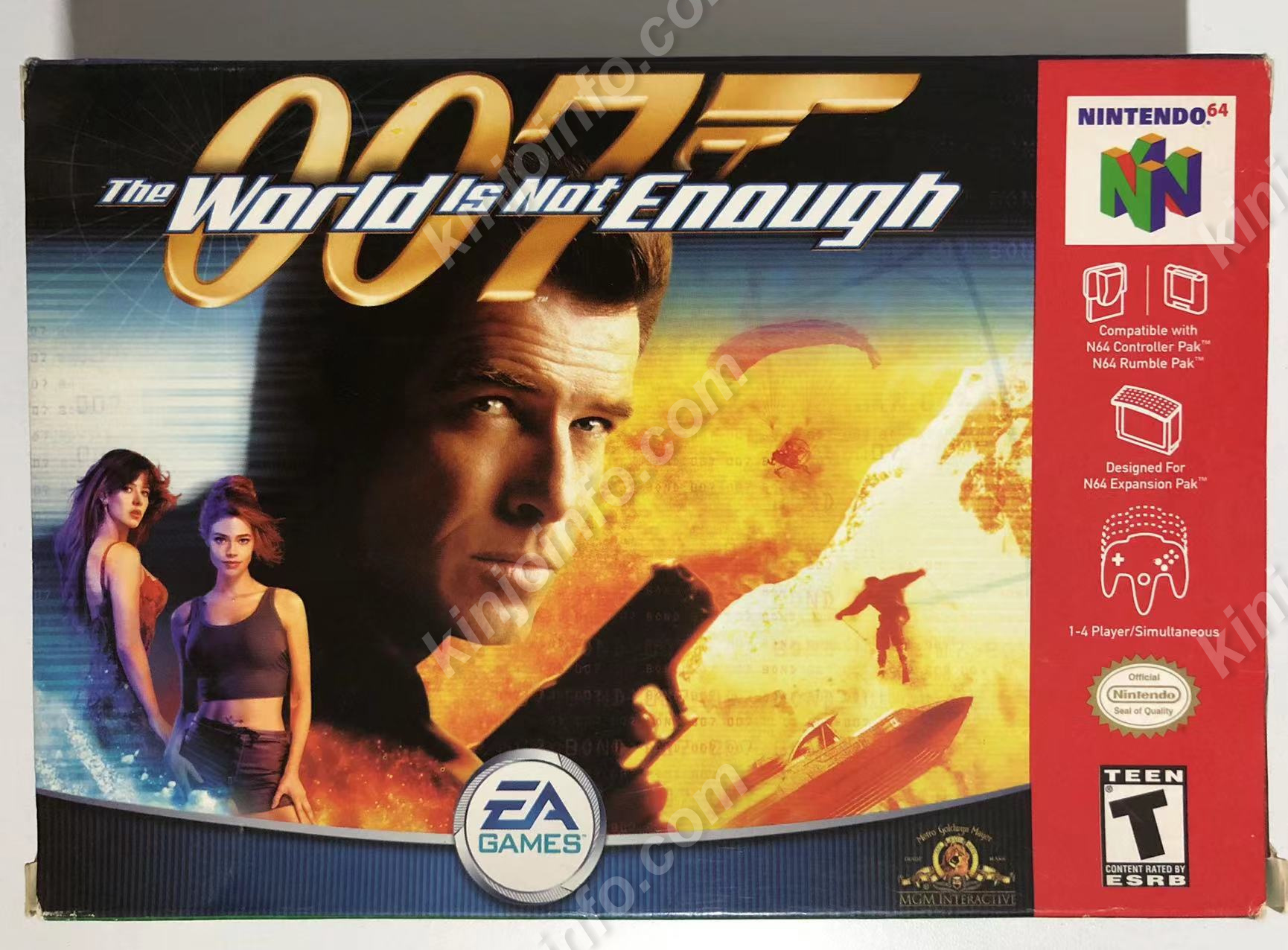 007 : The World Is Not Enough【中古美品・N64北米版】 / kinjoinfo