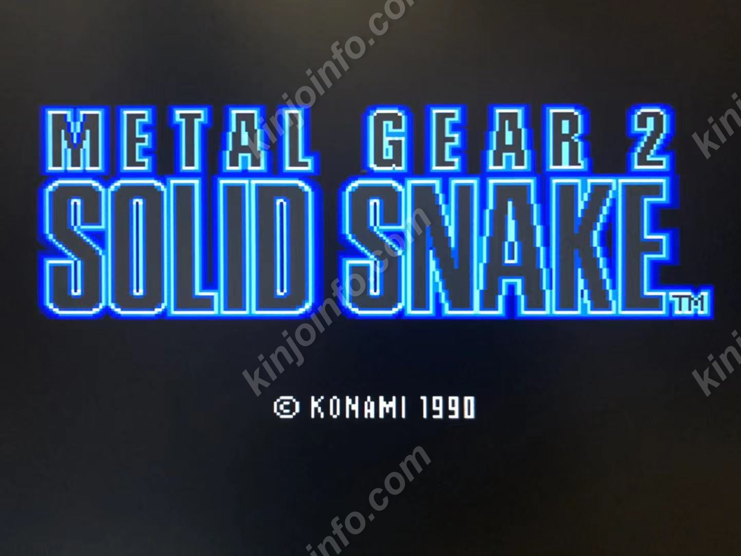 メタルギア2 ソリッドスネーク【中古・MSX2通常版・日本版】 / kinjoinfo